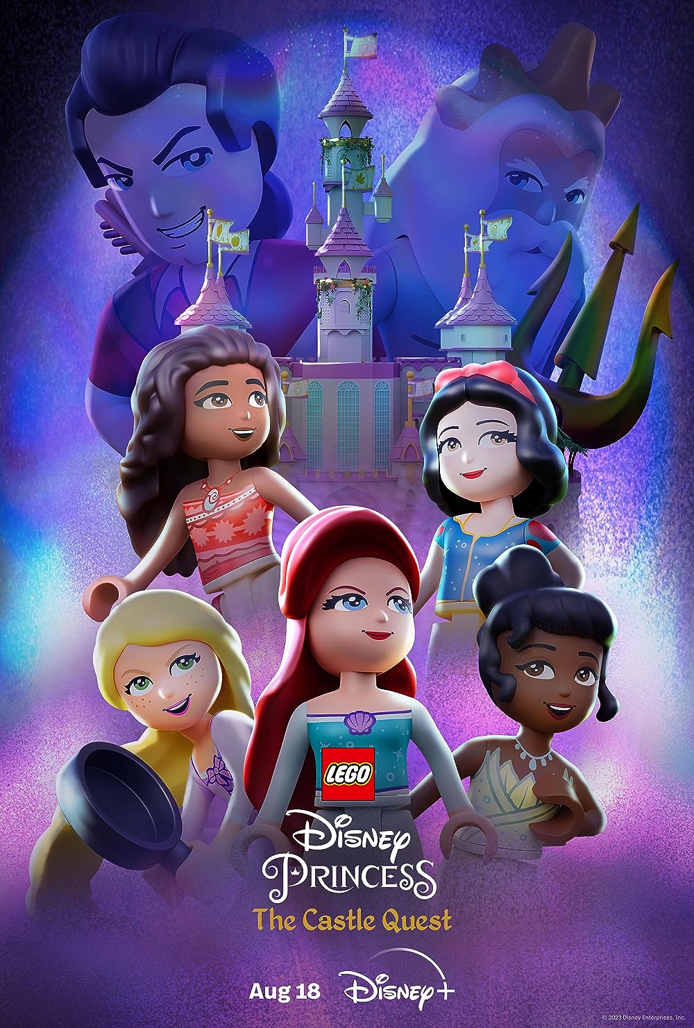 تماشای انلاین و رایگان انیمیشن LEGO Disney Princess: The Castle Quest