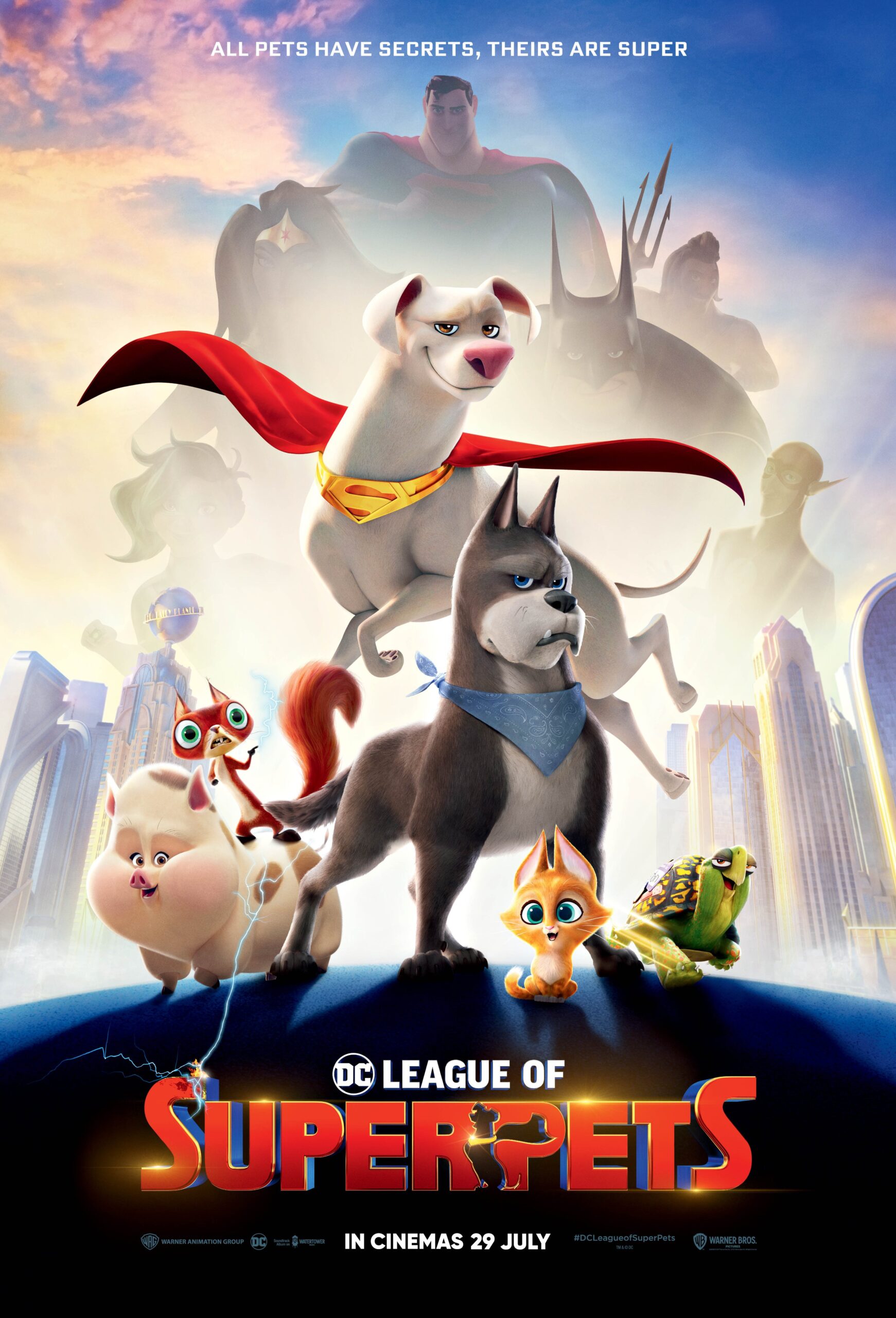 تماشای انلاین و رایگان انیمیشن DC League of Super-Pets